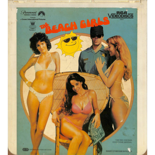 The Beach Girls (1982) Vintage CED Videodisc TESTED WORKING