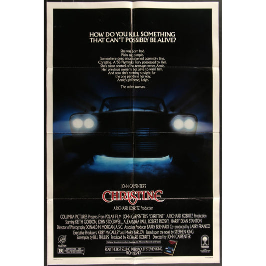 Christine (1983) Original movie Poster 27x41
