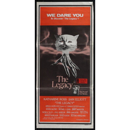 The Legacy (1978) Original Australian Daybill Movie Poster