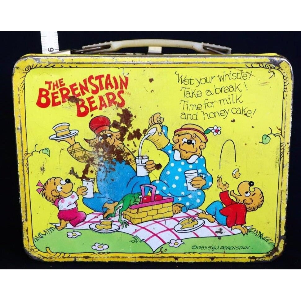 Vintage Metal Berenstain Bears Lunchbox