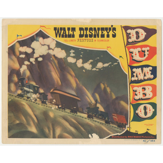 Dumbo (1941) Original Movie Lobby Card 11x14
