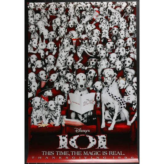 101 Dalmatians (1996) Original Single-sided Movie Poster Rolled 27x40