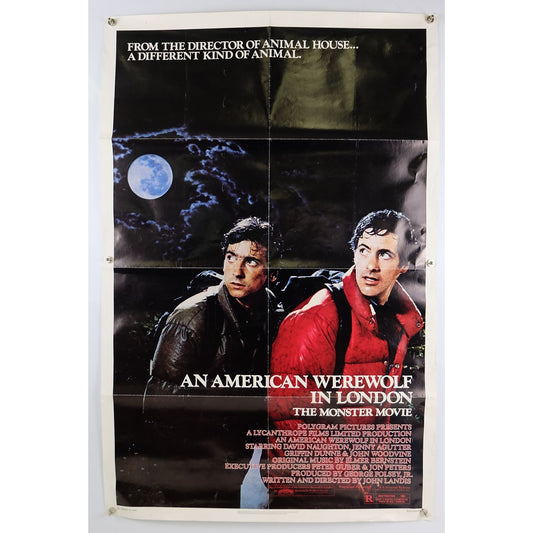An American Werewolf in London (1982) Original Movie Poster Folded 27x41