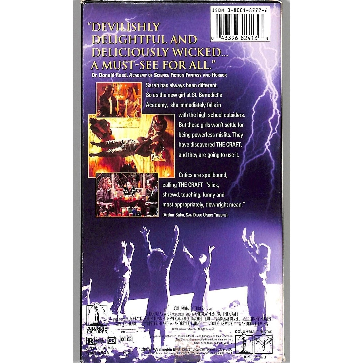 The Craft (1996) VHS Tape Good condition