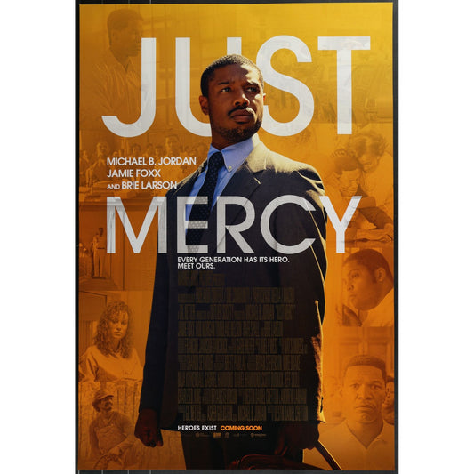 Just Mercy (2019) Original Double-sided Movie Poster Rolled 27x40