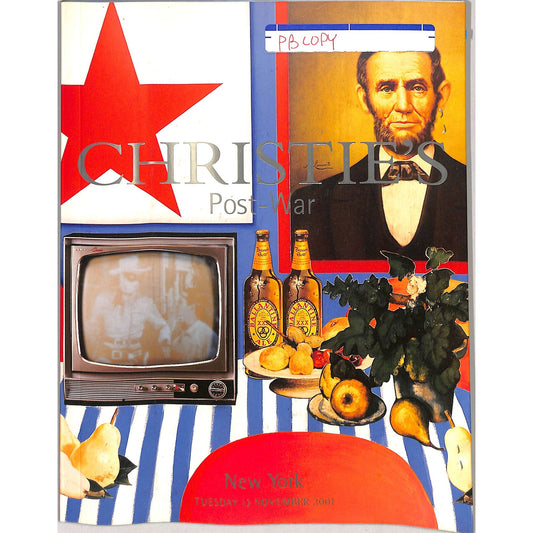 Christie's Post War Art Auction Catalog November 13, 2001