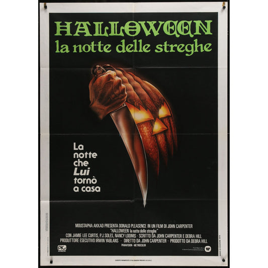Halloween (1979) Original Italian One-panel Movie Poster 39x55