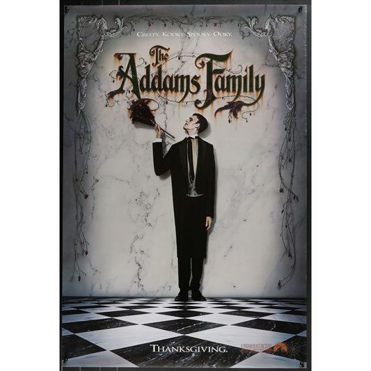 The Addams Family (1991) Original SS Movie Poster Lurch Rolled 27x40