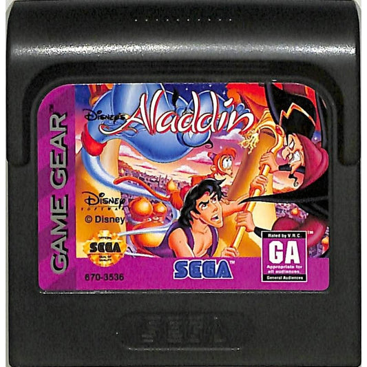 Disney's Aladdin (1994) Sega Game Gear Cartridge *Tested Working*