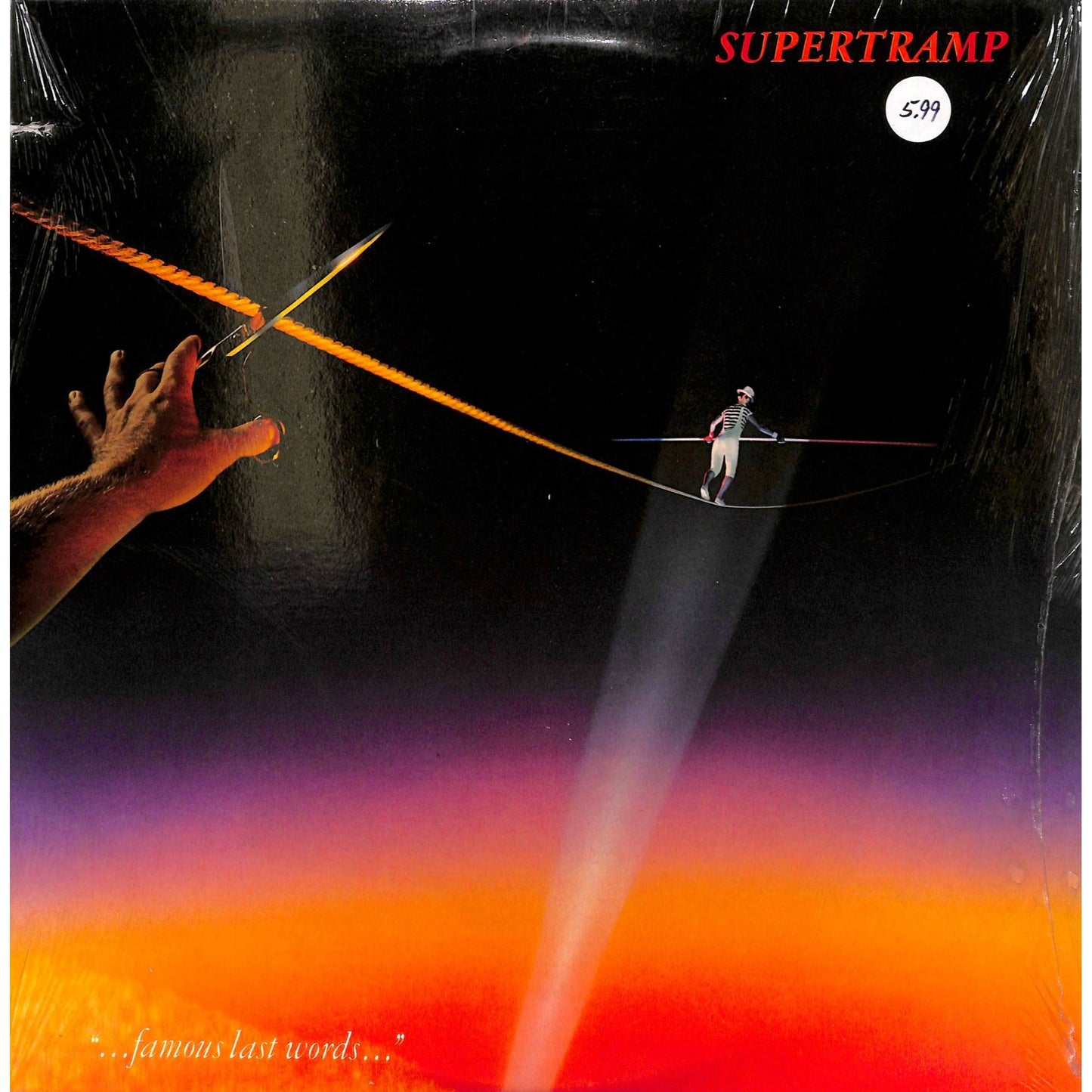 Supertramp - Famous Last Words Vinyl Record SP-3732