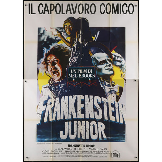 Young Frankenstein (1974) Original Italian 2P Movie Poster Folded 55x78