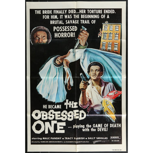 The Obsessed One (1974) Original Movie Poster Folded 27x41