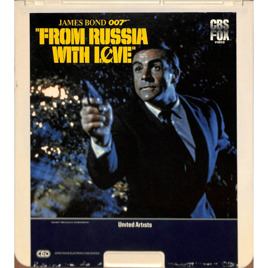 From Russia with Love (1963) Vintage CED Videodisc TESTED WORKING