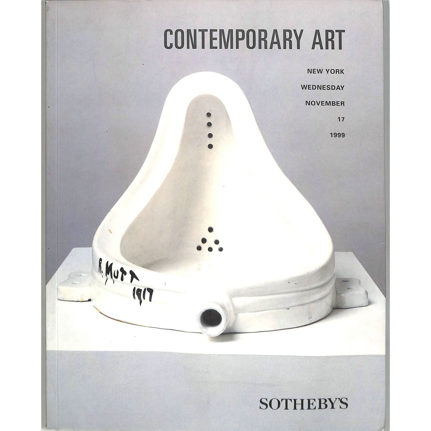 Sotheby’s Contemporary Art Auction Catalog 1999
