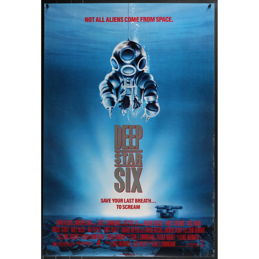 DeepStar Six (1989) Original Single-sided Movie Poster Rolled 27x40