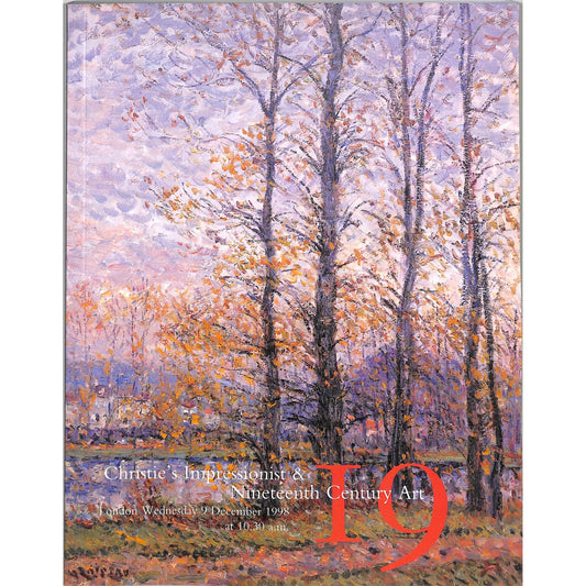 Christie's Impressionist and 19th Century Art Auction Catalog December 9th, 1998