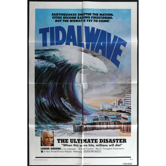 Tidalwave AKA Submersion of Japan (1973) Original Movie Poster F 27x41 EM4-169