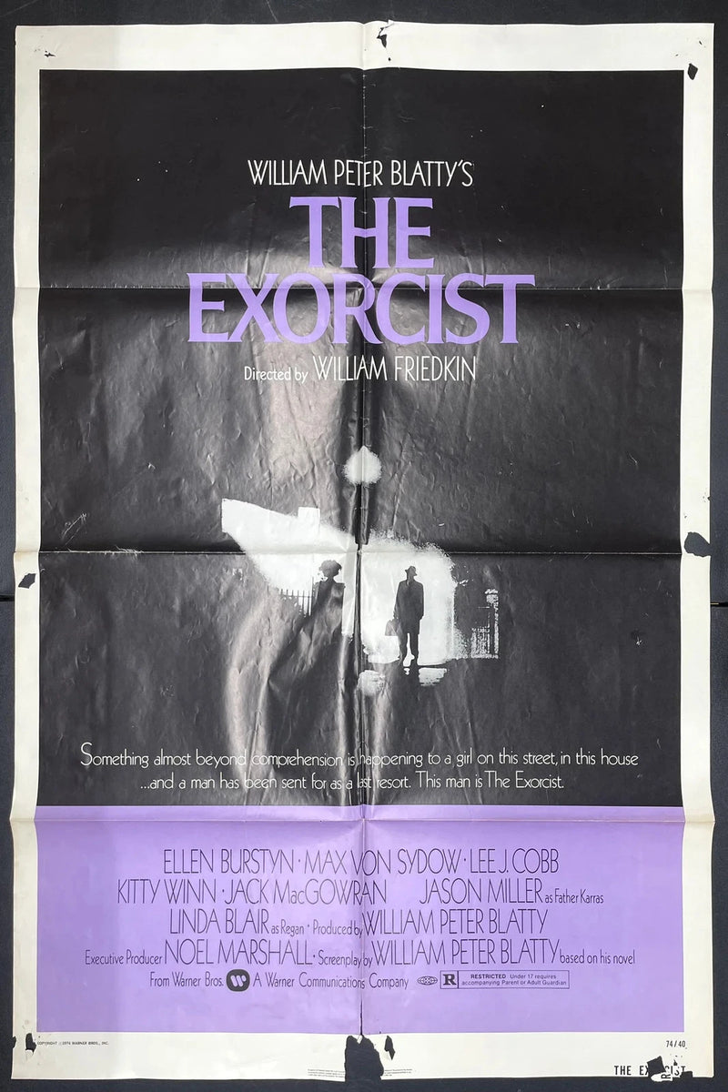 The Exorcist (1973) Original Movie Poster Folded 27x41