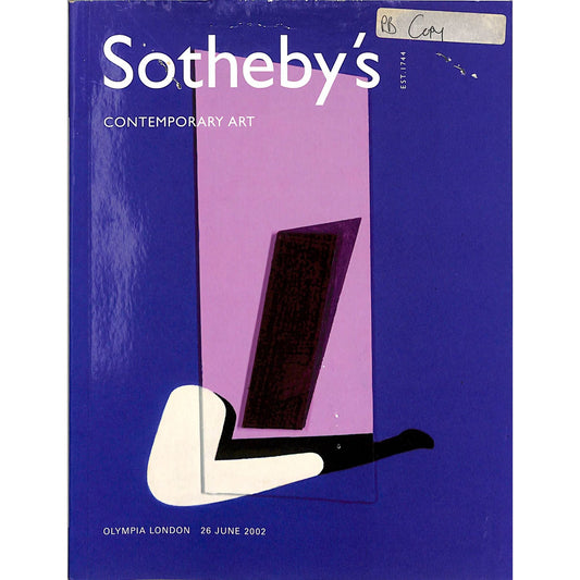 Sotheby's Contemporary Art Auction Catalog June 26, 2002