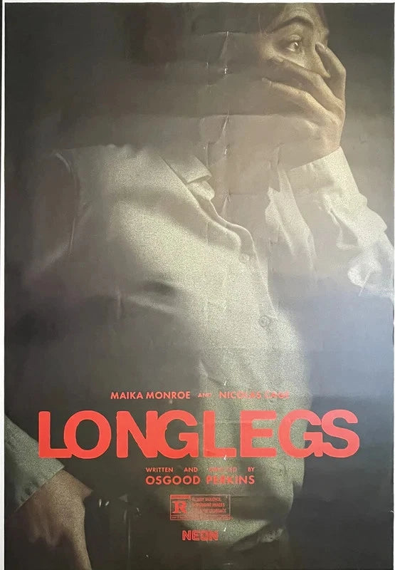 Longlegs 2024 Original Movie Poster 27x40 DS Maika Monroe Nicolas Cage