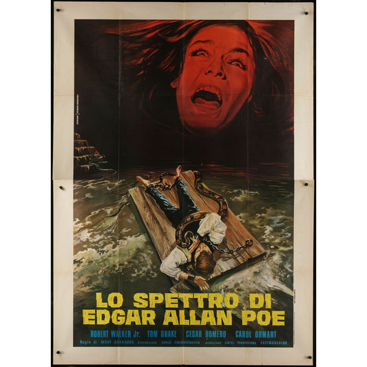 The Spectre of Edgar Allan Poe (1974) Original Italian 2P Movie Poster 55x78