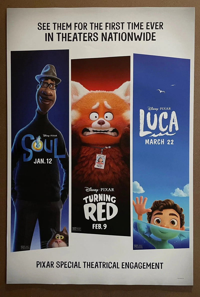 Pixar Special Theatrical Engagement 2024 USA 27x40 DS Rolled Poster