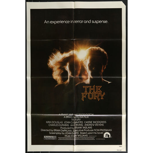 The fury (1978) Original Movie Poster Folded 27x41