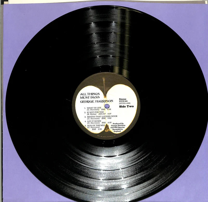 George Harrison All Things Must Pass 3LP Box 1970 Apple STCH 639 Poster EX Vinyl