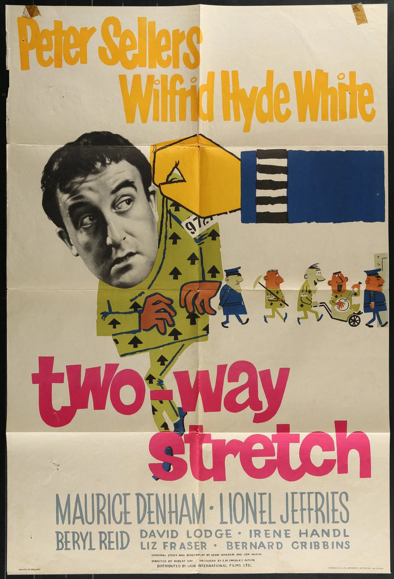 Two-Way Stretch (1960) Original British Movie Poster Folded27x40 Peter Sellers