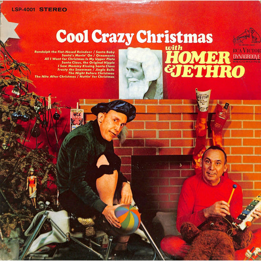 Homer & Jethro - A Cool Crazy Christmas (1968) Vinyl Record LSP 4001
