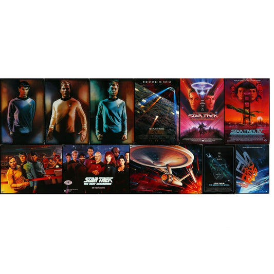 Massive Star Trek Original 49 Poster BULK LOT TOS, TNG, Movies 1980s-1990s EM2-3