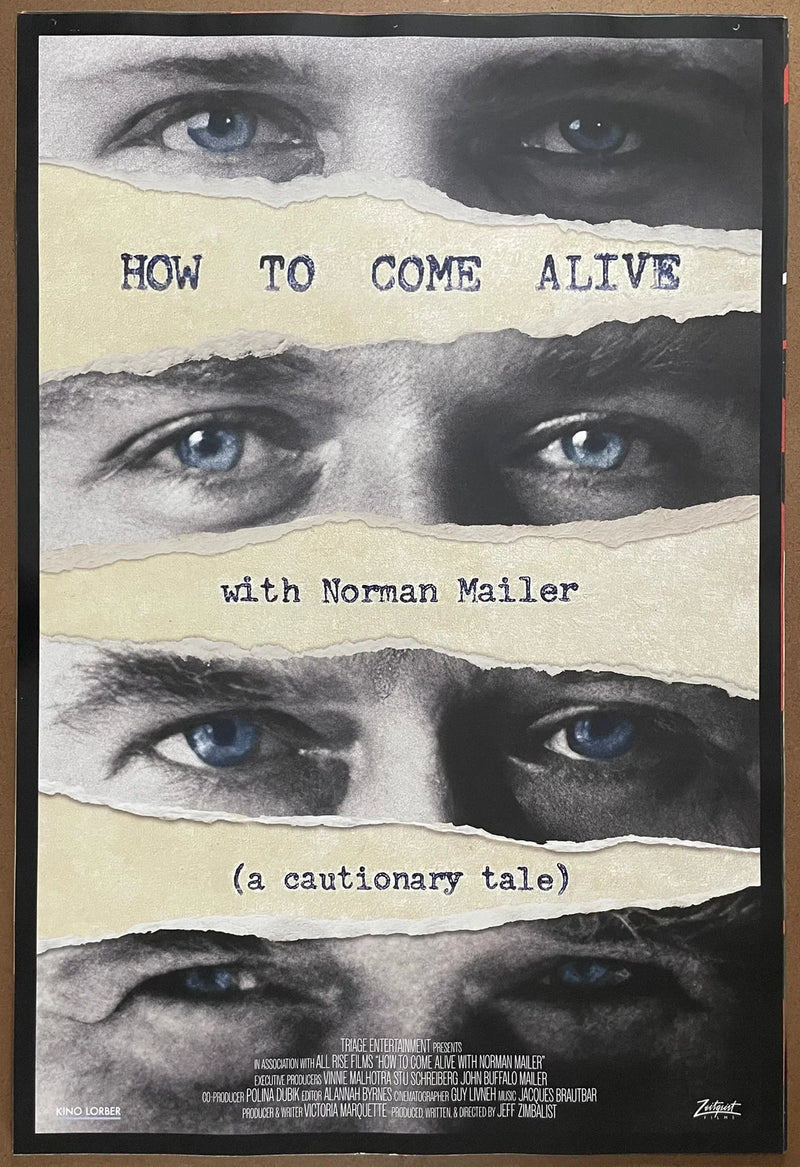 How to Come Alive with Norman Mailer 2024 Original Movie Poster 27x40