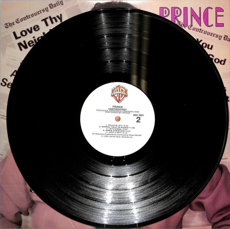 Prince Controversy 1981 Warner Bros BSK 3601 NM Vinyl Original Poster Included