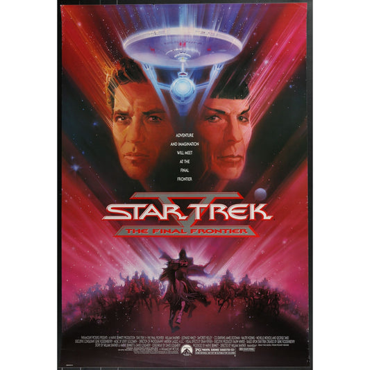 STAR TREK V - The Final Frontier (1989) Orig. Movie Poster 27x40
