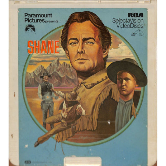 Shane (1952) Vintage RCA CED Videodisc TESTED WORKING