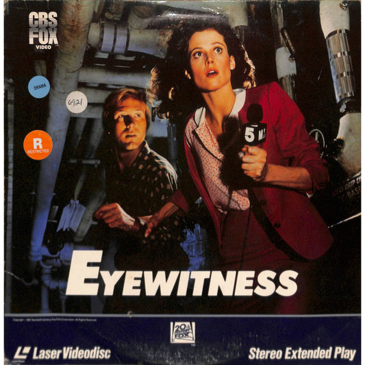 Eyewitness (1981) Laserdisc