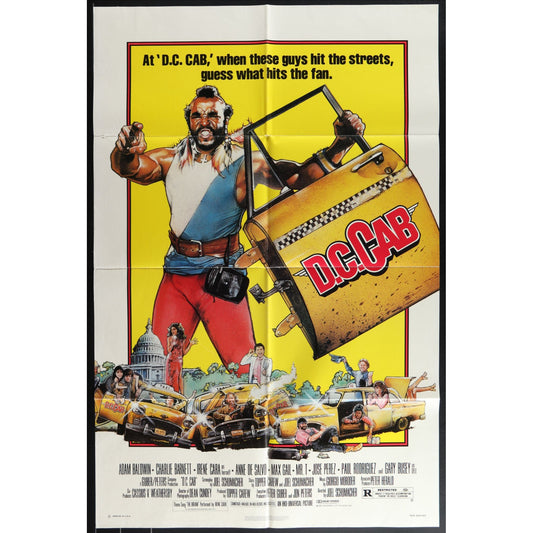 D.C. Cab (1983) Original Movie Poster Folded 27x41