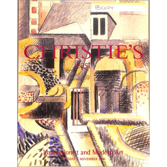 Christie's Impressionist and Modern Art Auction Catalog November 6, 2001