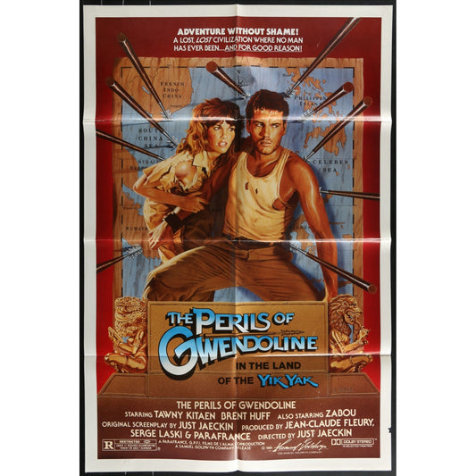 The Perils of Gwendoline in the Land of the Yik Yak (1984) Orig. Movie Poster
