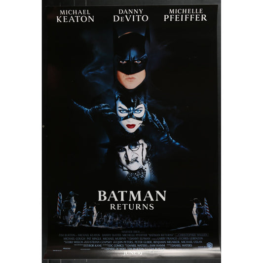 Batman Returns (1992) Original Single-sided Movie Poster Rolled 27x40