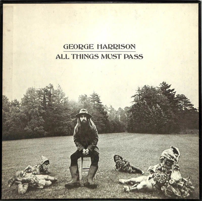 George Harrison All Things Must Pass 3LP Box 1970 Apple STCH 639 Poster EX Vinyl