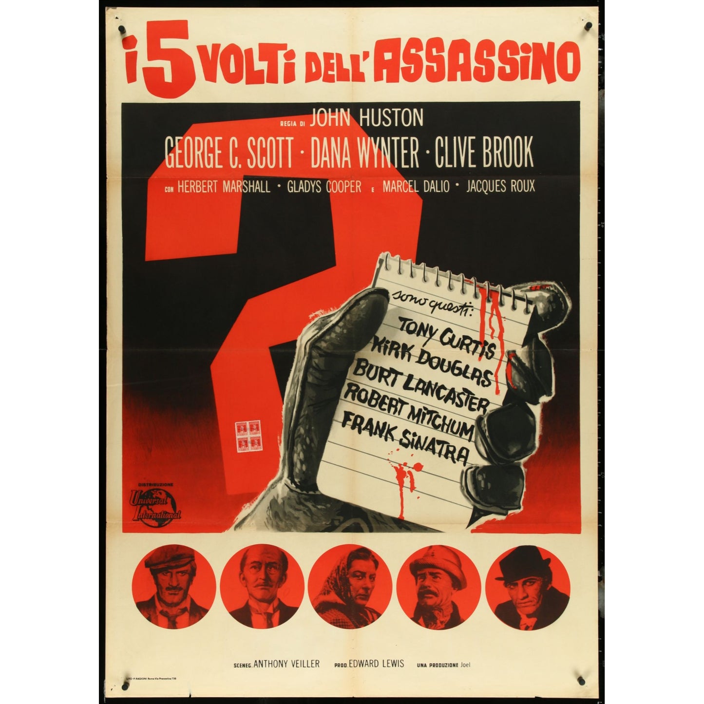 Amazing Collection of 23 Large folded Italian Movie Posters 1960s-1970s 39.5x55"
