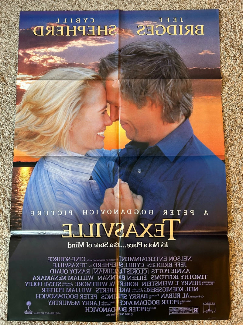 Texasville (1990) Original Movie Poster One-Sheet Folded 27x40 Jeff Bridges BP70