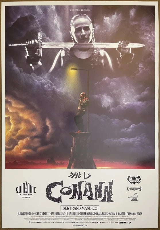 She Is Conann 2023 Original Movie Poster 27x40 SS Bertrand Mandico