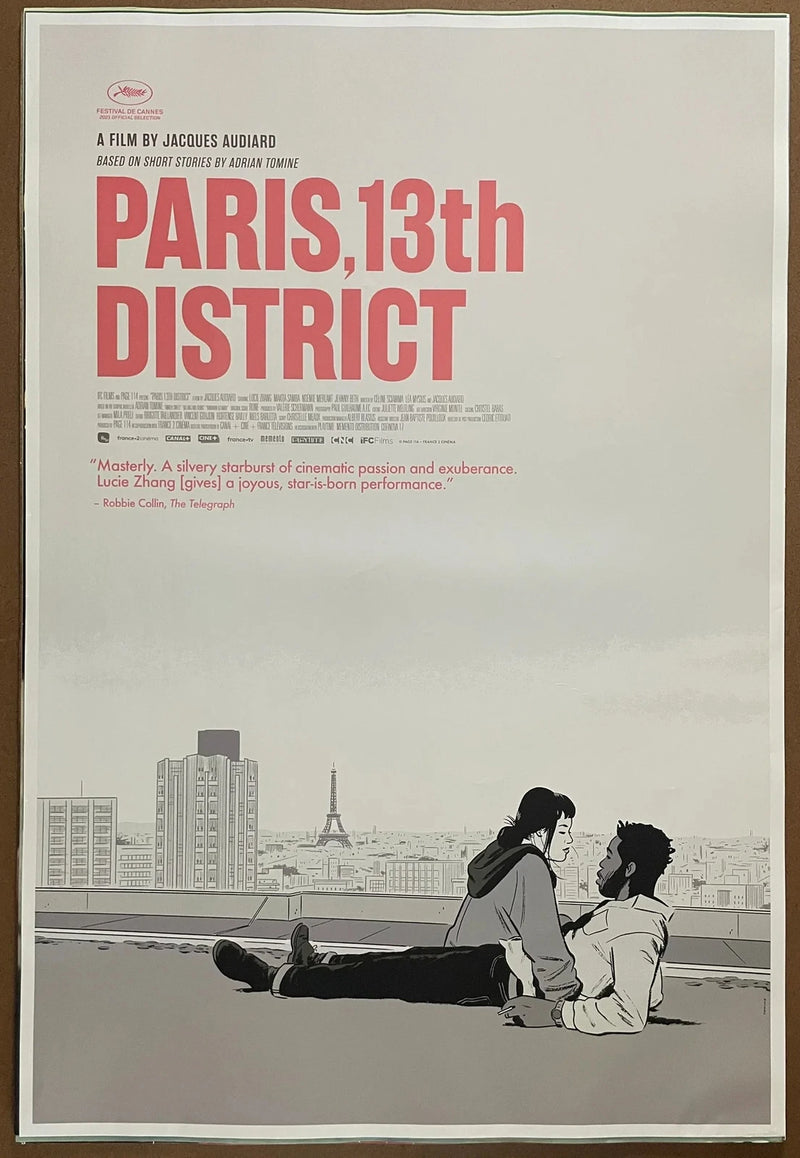 Paris 13th District 2021 Original Movie Poster 27x40 SS Jacques Audiard