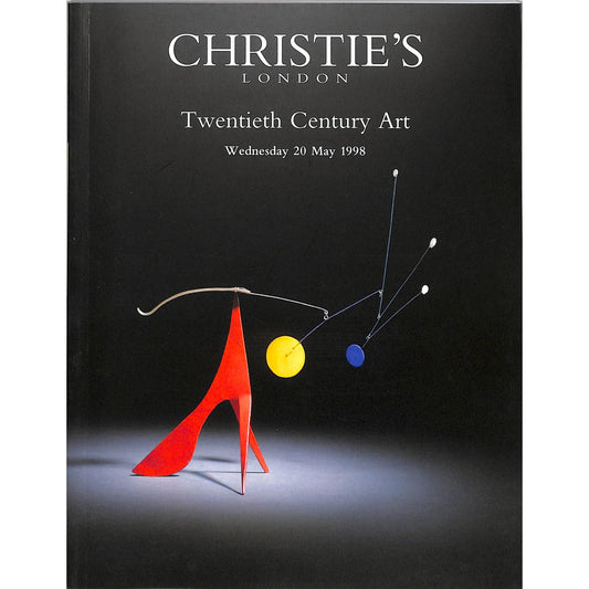 Christie's 20th Century Art Auction Catalog May 20, 1998