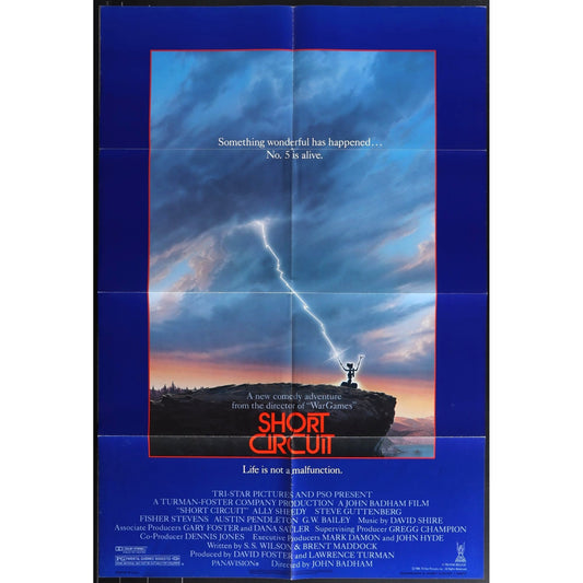 Short Circuit (1986) Original Movie Poster Folded 27x41 EM4-150