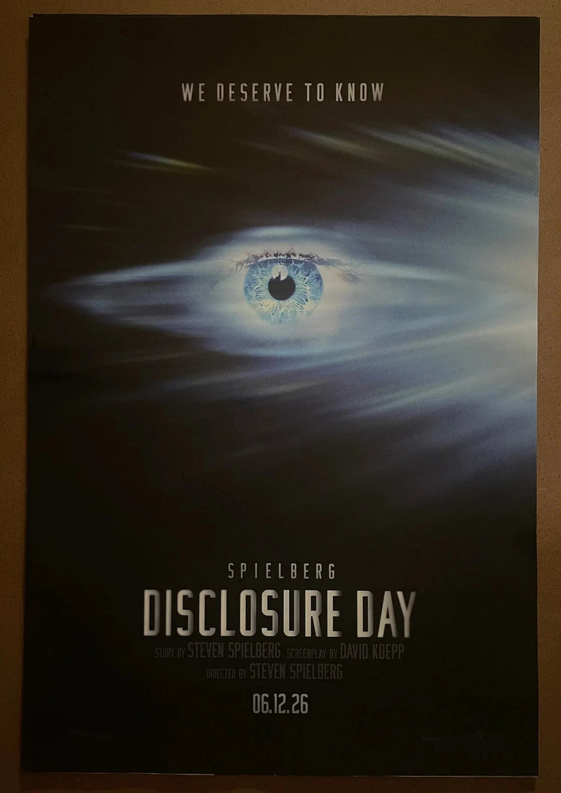 Disclosure Day 2026 USA One-Sheet Rolled DS Spielberg Sci-Fi Poster 27x40