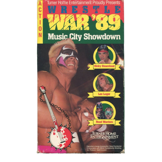 Wrestling War '89: Music City Shut Down (1989) Wrestling VHS Tape