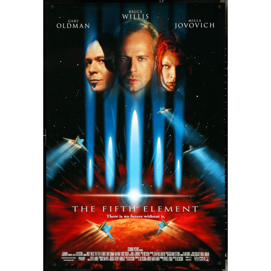 The Fifth Element (1997) Original Unfolded One-Sheet Movie Double-Sided EJA3